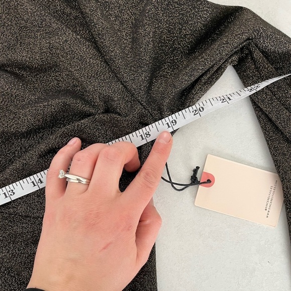 NWT Sincerely Jules/ Metallic glitter/ Bodysuit/ Long sleeve/ Size US S - Picture 15 of 15